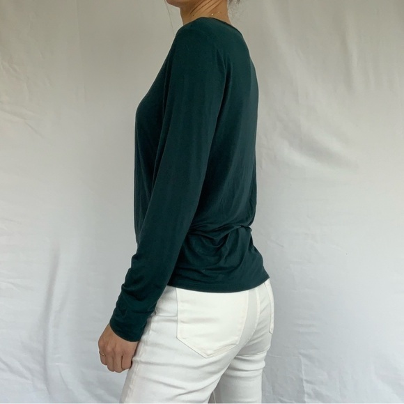 Soma green crew neck blouse long sleeves Size S - Picture 13 of 15